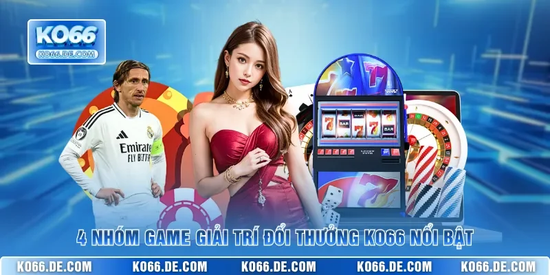 Game Giải Trí Đổi Thưởng KO66 Hot Nhất Cho Người Chơi 2 4 nhóm game giải trí đổi thưởng KO66 nổi bật