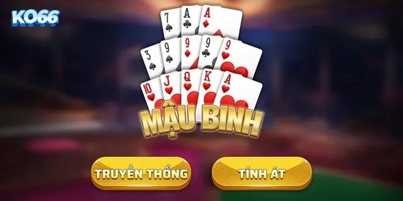 Mậu binh xếp bài hợp lý KO66 - Chiến thuật nâng tỷ lệ thắng lên 90% 2 Bảng tỷ lệ ăn thưởng Mậu binh chi tiết tại hệ thống KO66